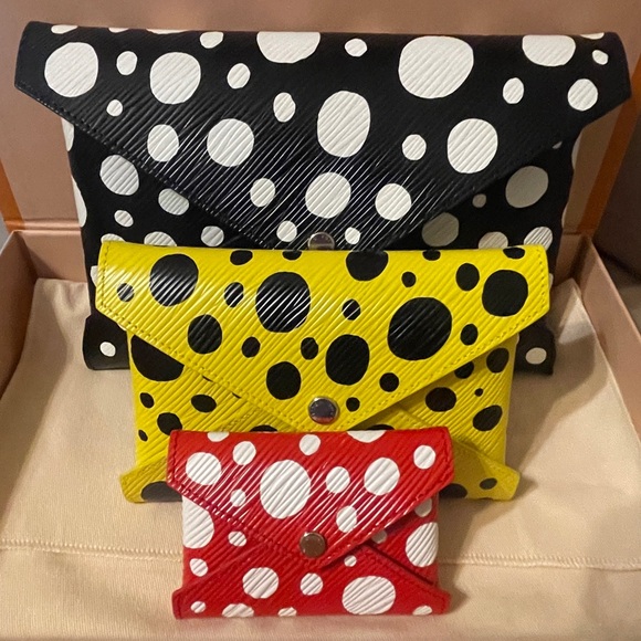 NIB Louis Vuitton Yayoi Kusama Black/White Epi Leather LV x YK Kirigami Set - Picture 3 of 5
